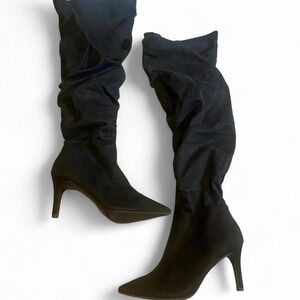 Black Torrid over the knee boots going out grunge